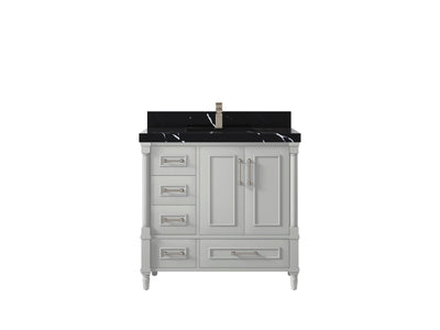 Aberdeen 36 in. W x 22 in. D Center Sink Bathroom Vanity - Willow Bath and Vanity