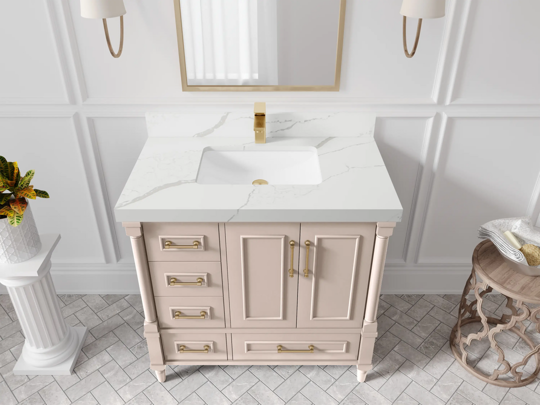 Aberdeen 36 in. W x 22 in. D Center Sink Bathroom Vanity - Willow Bath and Vanity