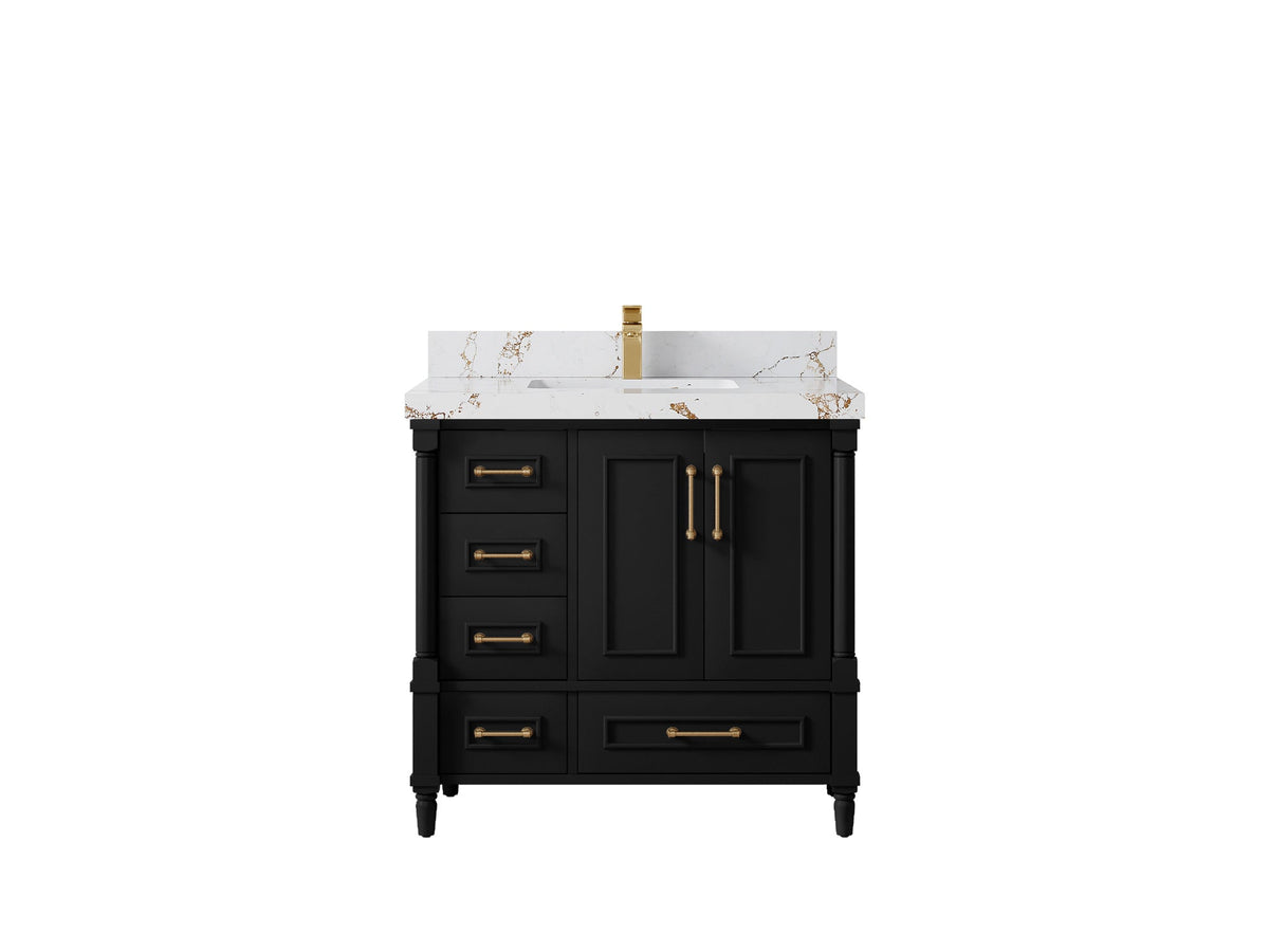 Aberdeen 36 in. W x 22 in. D Center Sink Bathroom vanity - Willow Bath and Vanity