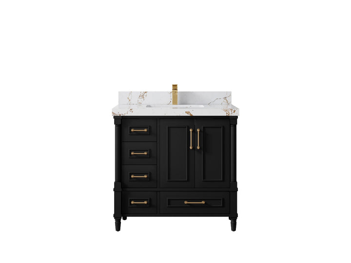 Aberdeen 36 in. W x 22 in. D Center Sink Bathroom vanity - photo 36