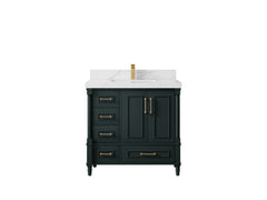 Aberdeen 36 in. W x 22 in. D Center Sink Bathroom Vanity - photo 14