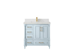 Aberdeen 36 in. W x 22 in. D Center Sink Bathroom vanity - photo 28
