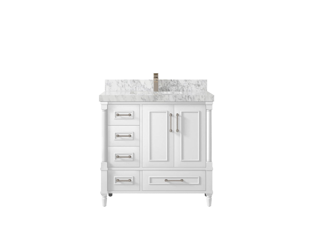 Aberdeen 36 in. W x 22 in. D Center Sink Bathroom vanity - Willow Bath and Vanity