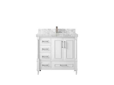 Aberdeen 36 in. W x 22 in. D Center Sink Bathroom vanity - Willow Bath and Vanity