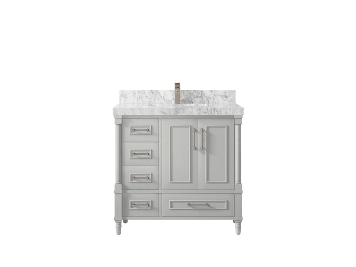 Aberdeen 36 in. W x 22 in. D Center Sink Bathroom Vanity - photo 8