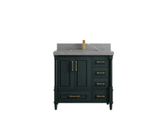 Aberdeen 36 in. W x 22 in. D Center Sink Bathroom Vanity - photo 30