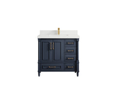 Aberdeen 36 in. W x 22 in. D Center Sink Bathroom Vanity - photo 41