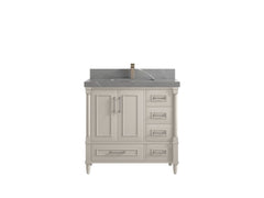 Aberdeen 36 in. W x 22 in. D Center Sink Bathroom Vanity - photo 34
