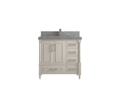 Aberdeen 36 in. W x 22 in. D Center Sink Bathroom Vanity - Willow Bath and Vanity