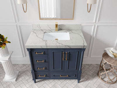 Aberdeen 36 in. W x 22 in. D Center Sink Bathroom Vanity - Willow Bath and Vanity
