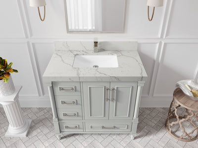 Aberdeen 36 in. W x 22 in. D Center Sink Bathroom Vanity - Willow Bath and Vanity