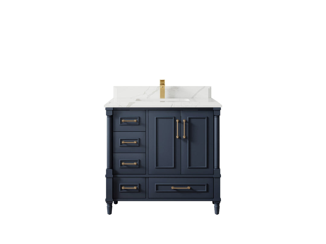Aberdeen 36 in. W x 22 in. D Center Sink Bathroom Vanity | 
              
                Hale Navy Blue
                
                  
             - ABD_HLN_WHQZ_36CR - photo №22