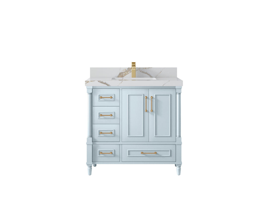 Aberdeen 36 in. W x 22 in. D Center Sink Bathroom vanity - Willow Bath and Vanity