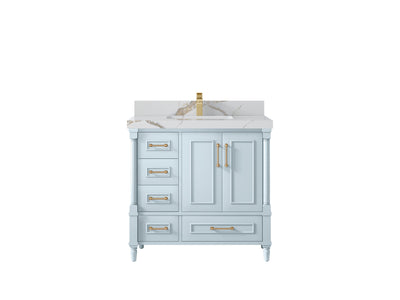 Aberdeen 36 in. W x 22 in. D Center Sink Bathroom vanity - Willow Bath and Vanity
