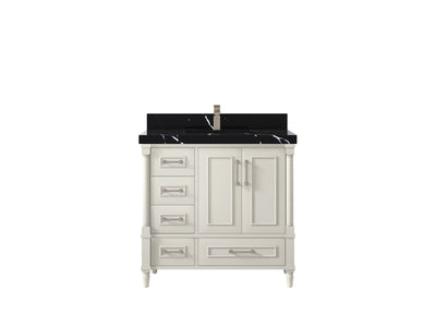 Aberdeen 36 in. W x 22 in. D Center Sink Bathroom Vanity - Willow Bath and Vanity