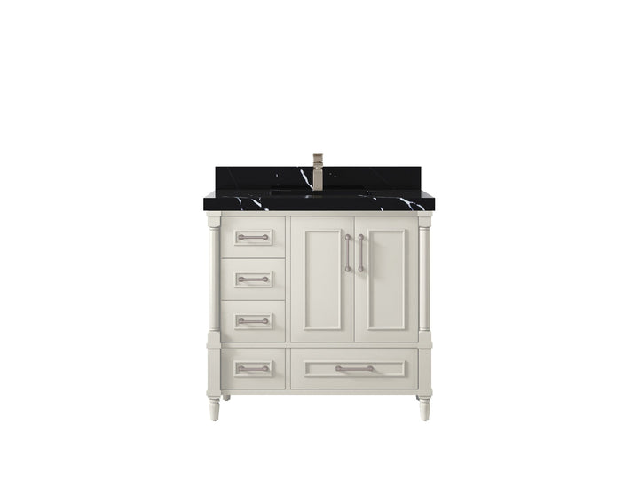 Aberdeen 36 in. W x 22 in. D Center Sink Bathroom Vanity - photo 12