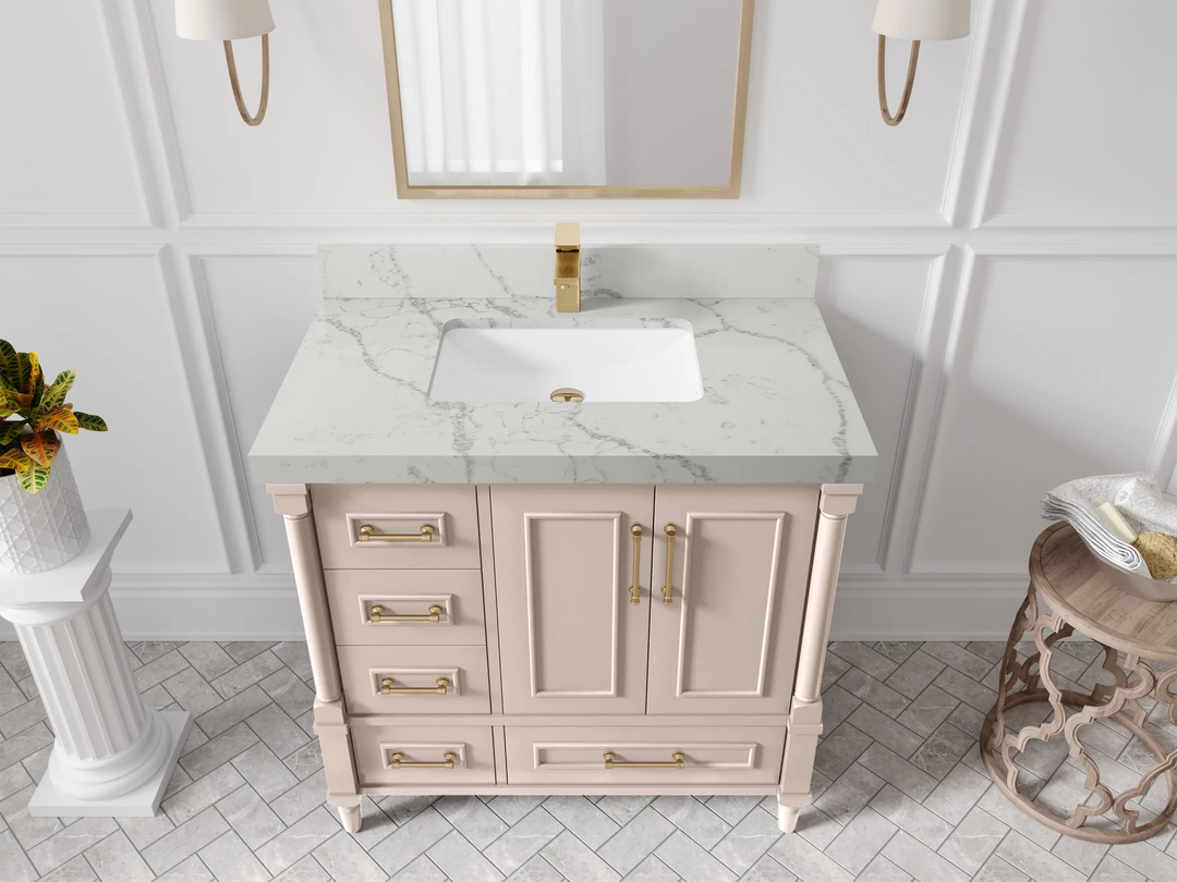 Aberdeen 36 in. W x 22 in. D Center Sink Bathroom Vanity - Willow Bath and Vanity