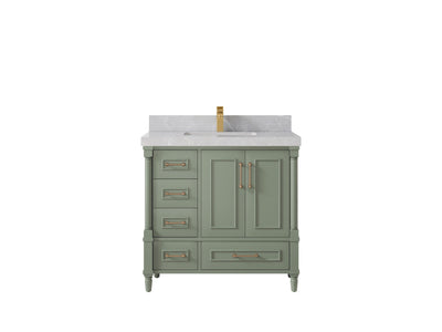 Aberdeen 36 in. W x 22 in. D Center Sink Bathroom Vanity - Willow Bath and Vanity