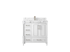 Aberdeen 36 in. W x 22 in. D Center Sink Bathroom Vanity - photo 38