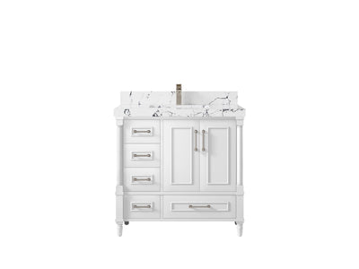 Aberdeen 36 in. W x 22 in. D Center Sink Bathroom vanity - Willow Bath and Vanity