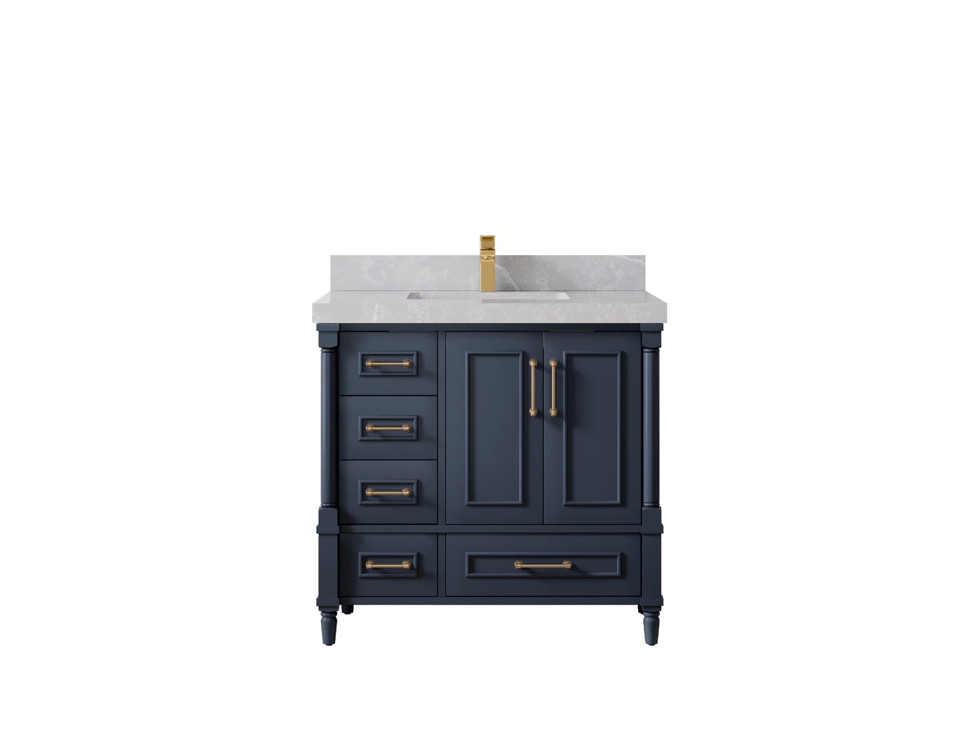 Aberdeen 36 in. W x 22 in. D Center Sink Bathroom Vanity - Willow Bath and Vanity