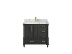 Aberdeen 36 in. W x 22 in. D Center Sink Bathroom Vanity - photo 12