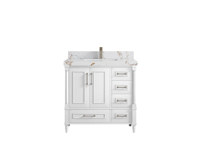 Aberdeen 36 in. W x 22 in. D Center Sink Bathroom Vanity - Willow Bath and Vanity