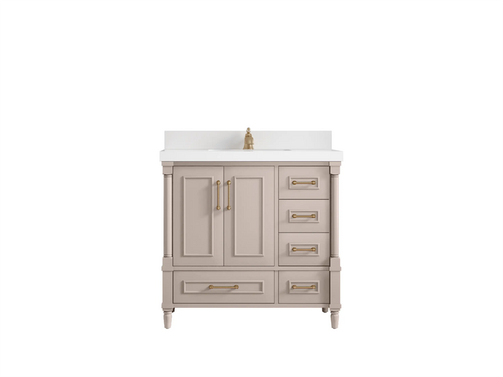Aberdeen 36 in. W x 22 in. D Center Sink Bathroom Vanity - photo 1