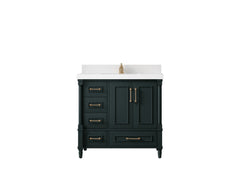 Aberdeen 36 in. W x 22 in. D Center Sink Bathroom Vanity - photo 1