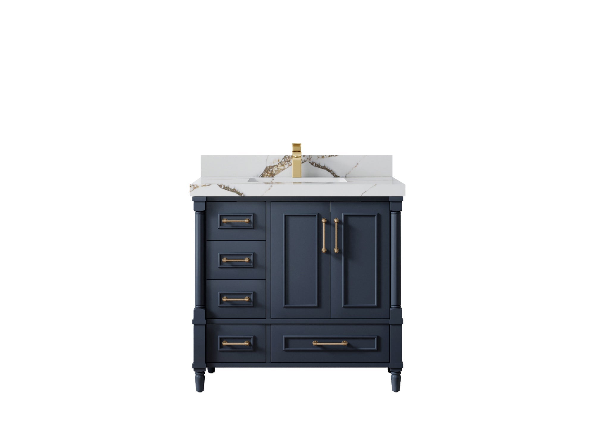 Aberdeen 36 in. W x 22 in. D Center Sink Bathroom Vanity - Willow Bath and Vanity