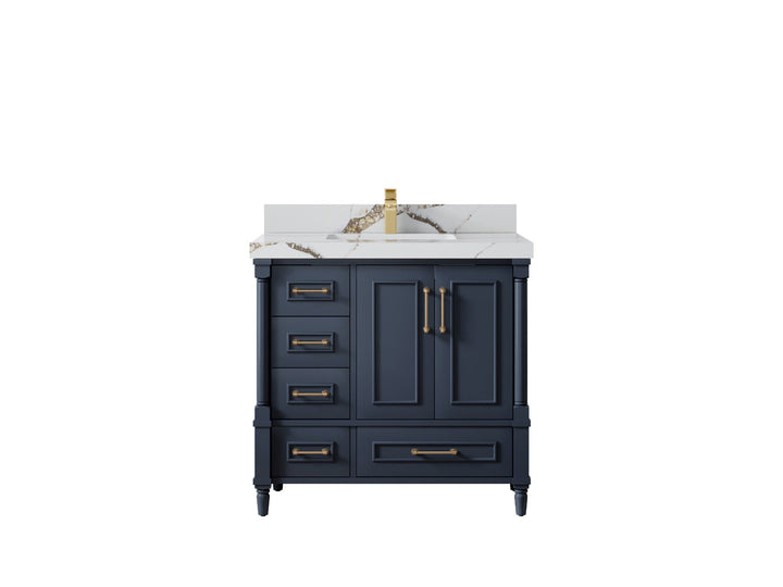 Aberdeen 36 in. W x 22 in. D Center Sink Bathroom Vanity - photo 14