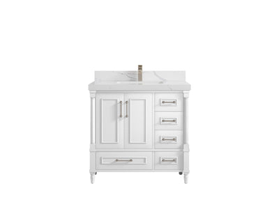 Aberdeen 36 in. W x 22 in. D Center Sink Bathroom Vanity - Willow Bath and Vanity