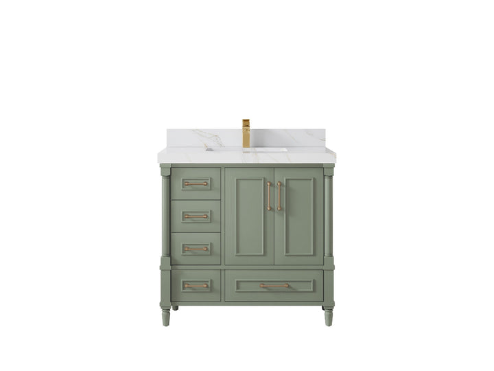 Aberdeen 36 in. W x 22 in. D Center Sink Bathroom Vanity - photo 20