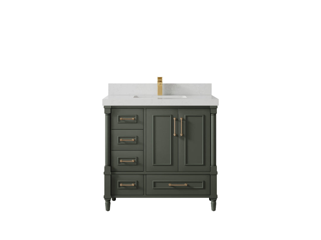 Aberdeen 36 in. W x 22 in. D Center Sink Bathroom vanity - Willow Bath and Vanity