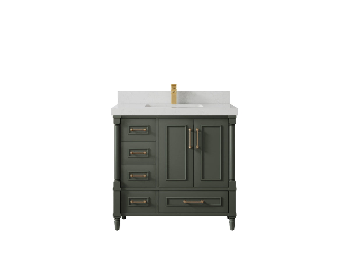 Aberdeen 36 in. W x 22 in. D Center Sink Bathroom vanity - Willow Bath and Vanity