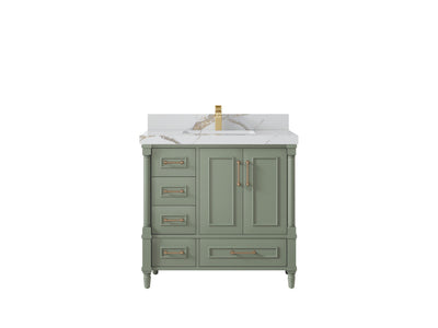 Aberdeen 36 in. W x 22 in. D Center Sink Bathroom Vanity - Willow Bath and Vanity