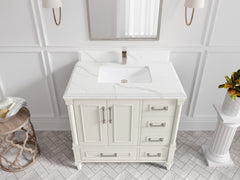 Aberdeen 36 in. W x 22 in. D Center Sink Bathroom Vanity - photo 23
