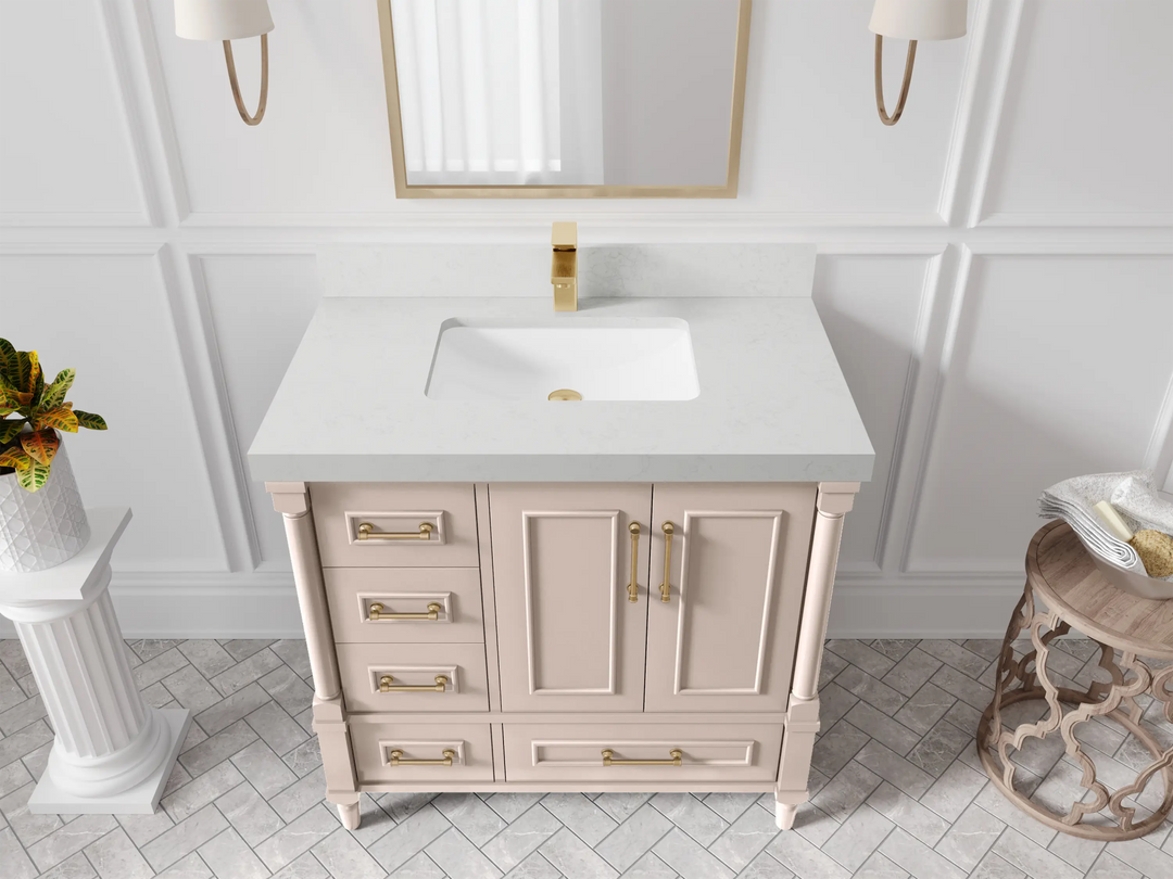 Aberdeen 36 in. W x 22 in. D Center Sink Bathroom Vanity - Willow Bath and Vanity