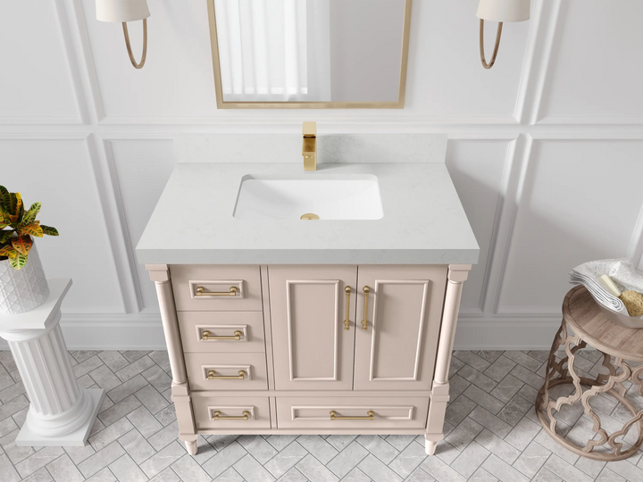Aberdeen 36 in. W x 22 in. D Center Sink Bathroom Vanity - photo 10