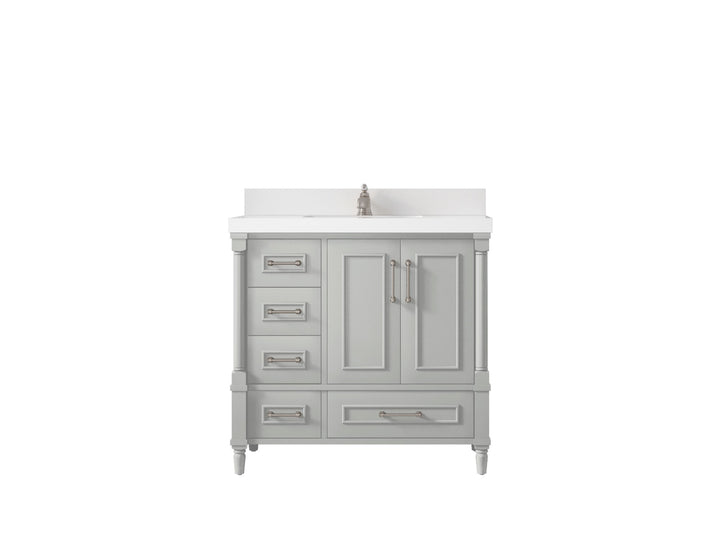 Aberdeen 36 in. W x 22 in. D Center Sink Bathroom Vanity - photo 1