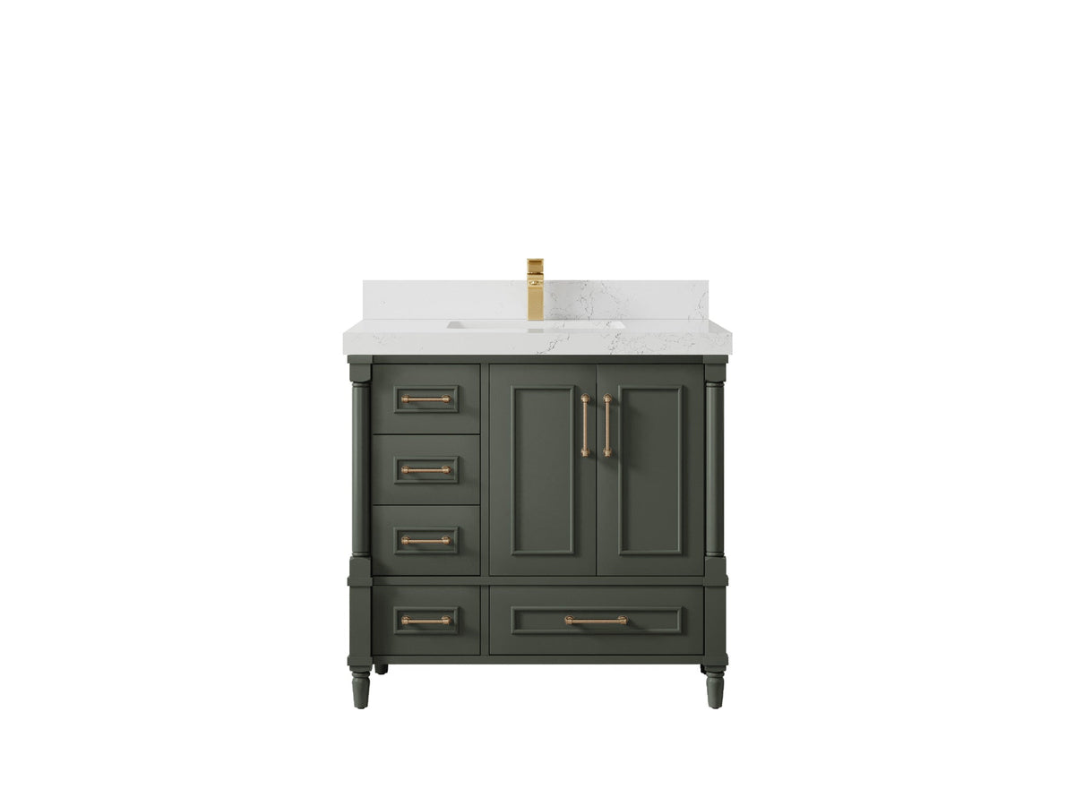 Aberdeen 36 in. W x 22 in. D Center Sink Bathroom vanity - Willow Bath and Vanity
