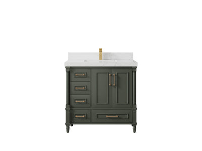 Aberdeen 36 in. W x 22 in. D Center Sink Bathroom vanity - Willow Bath and Vanity