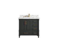 Aberdeen 36 in. W x 22 in. D Center Sink Bathroom Vanity - photo 10