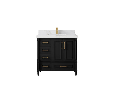 Aberdeen 36 in. W x 22 in. D Center Sink Bathroom vanity - Willow Bath and Vanity