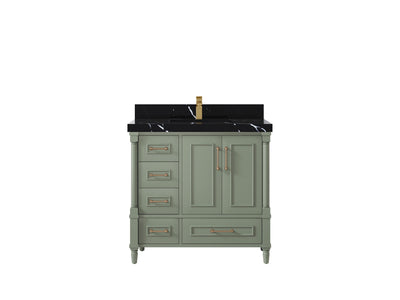 Aberdeen 36 in. W x 22 in. D Center Sink Bathroom Vanity - Willow Bath and Vanity