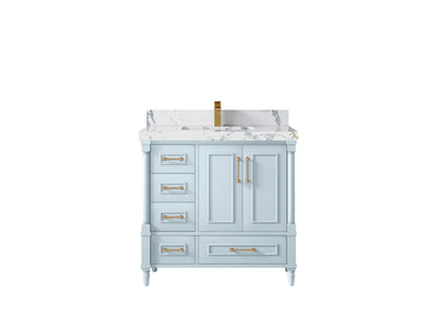 Aberdeen 36 in. W x 22 in. D Center Sink Bathroom vanity - Willow Bath and Vanity