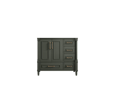 Aberdeen 36 in. W x 22 in. D Center Sink Bathroom Vanity - Willow Bath and Vanity
