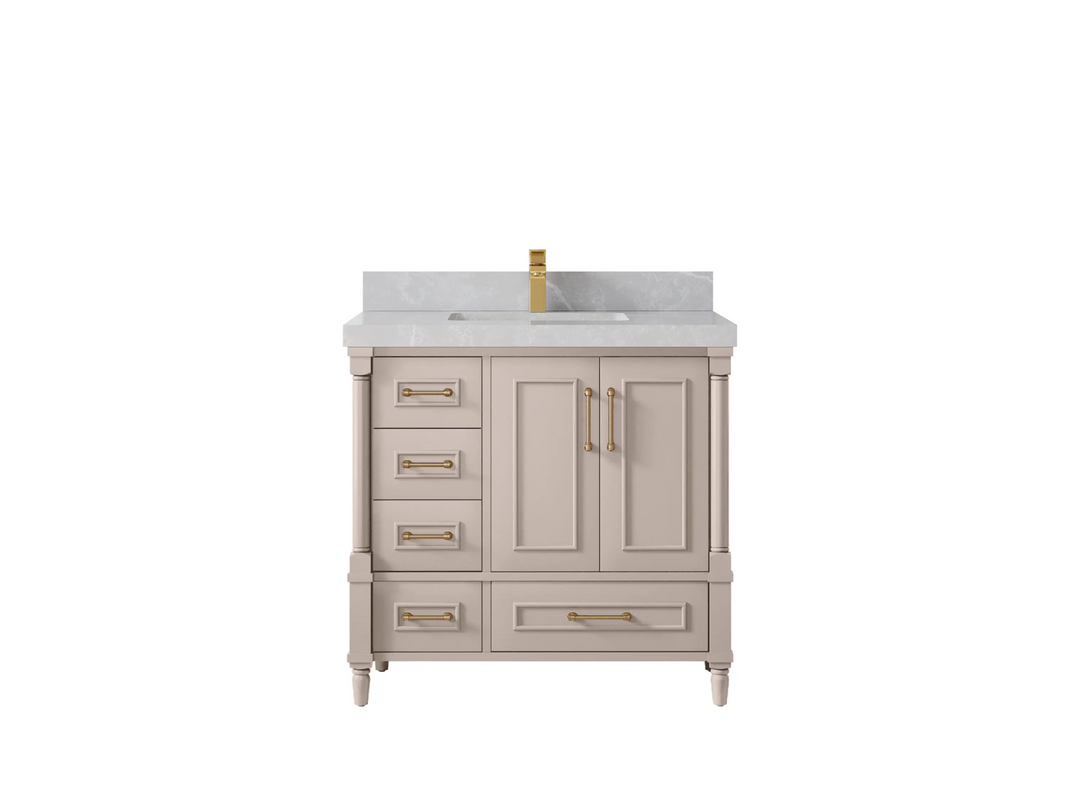 Aberdeen 36 in. W x 22 in. D Center Sink Bathroom Vanity - Willow Bath and Vanity