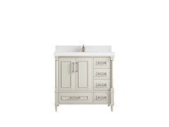 Aberdeen 36 in. W x 22 in. D Center Sink Bathroom Vanity - photo 1