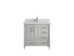 Aberdeen 36 in. W x 22 in. D Center Sink Bathroom Vanity - photo 20